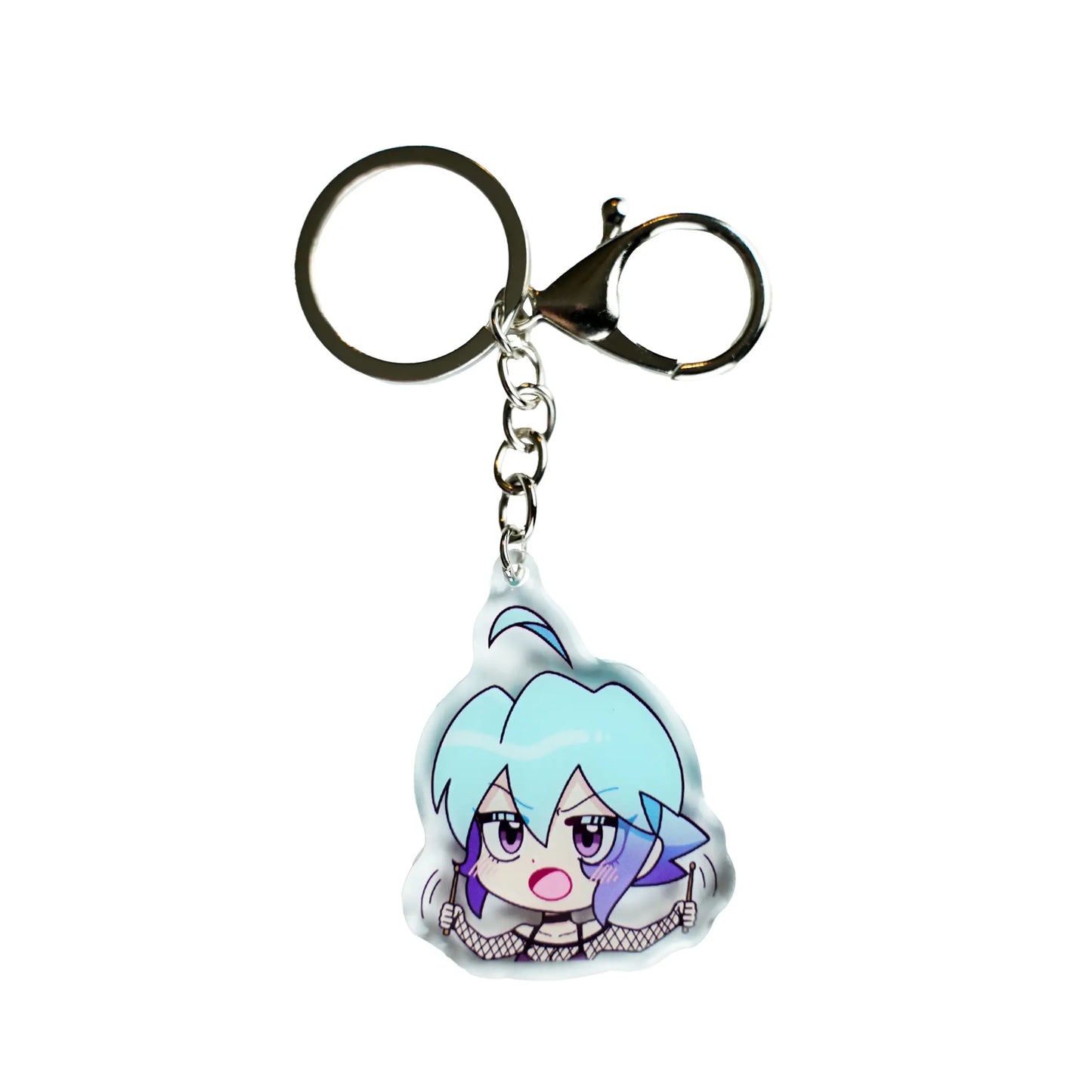 Tsuki Drums Keychain Anime Night